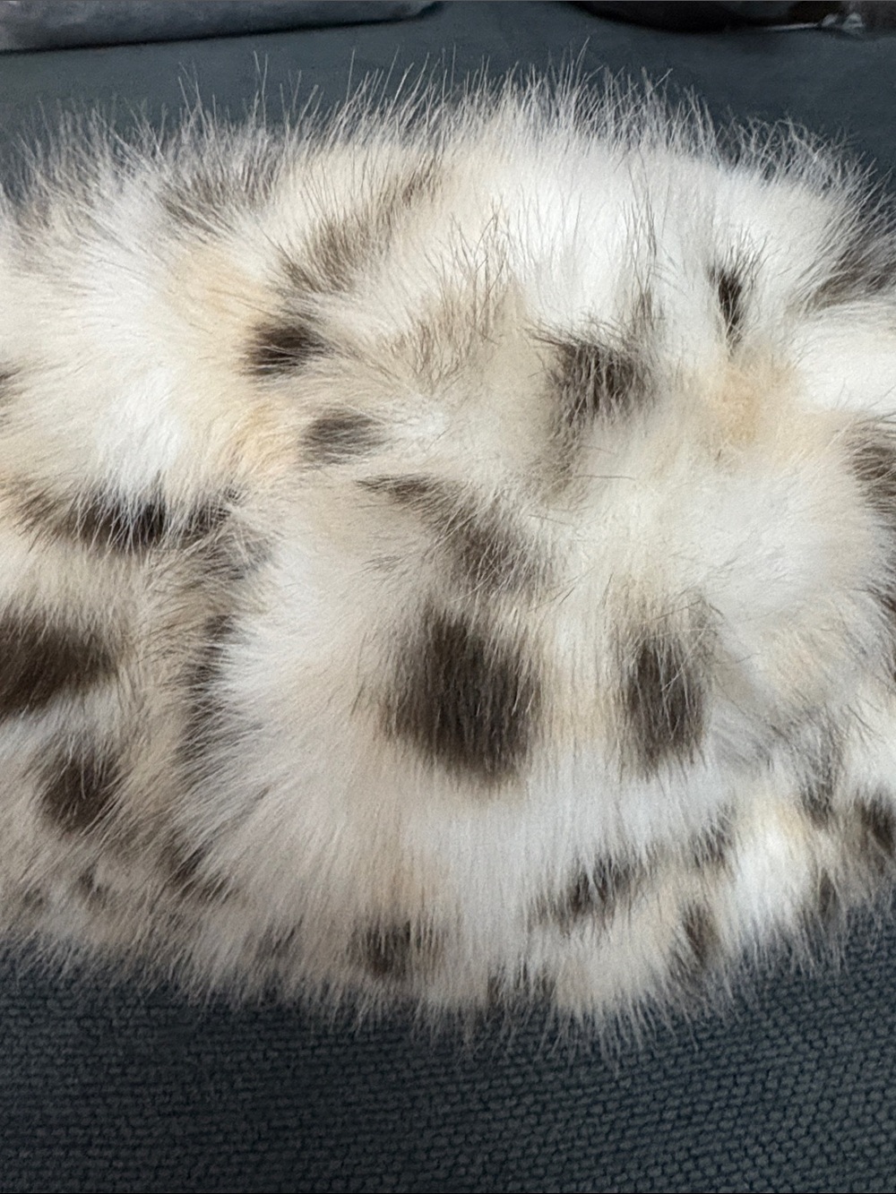 NEW: Elegant Leopard Print Faux Fur Hat - Picture 7 of 8